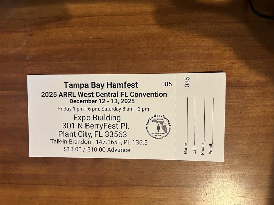 Hamfest Ticket
